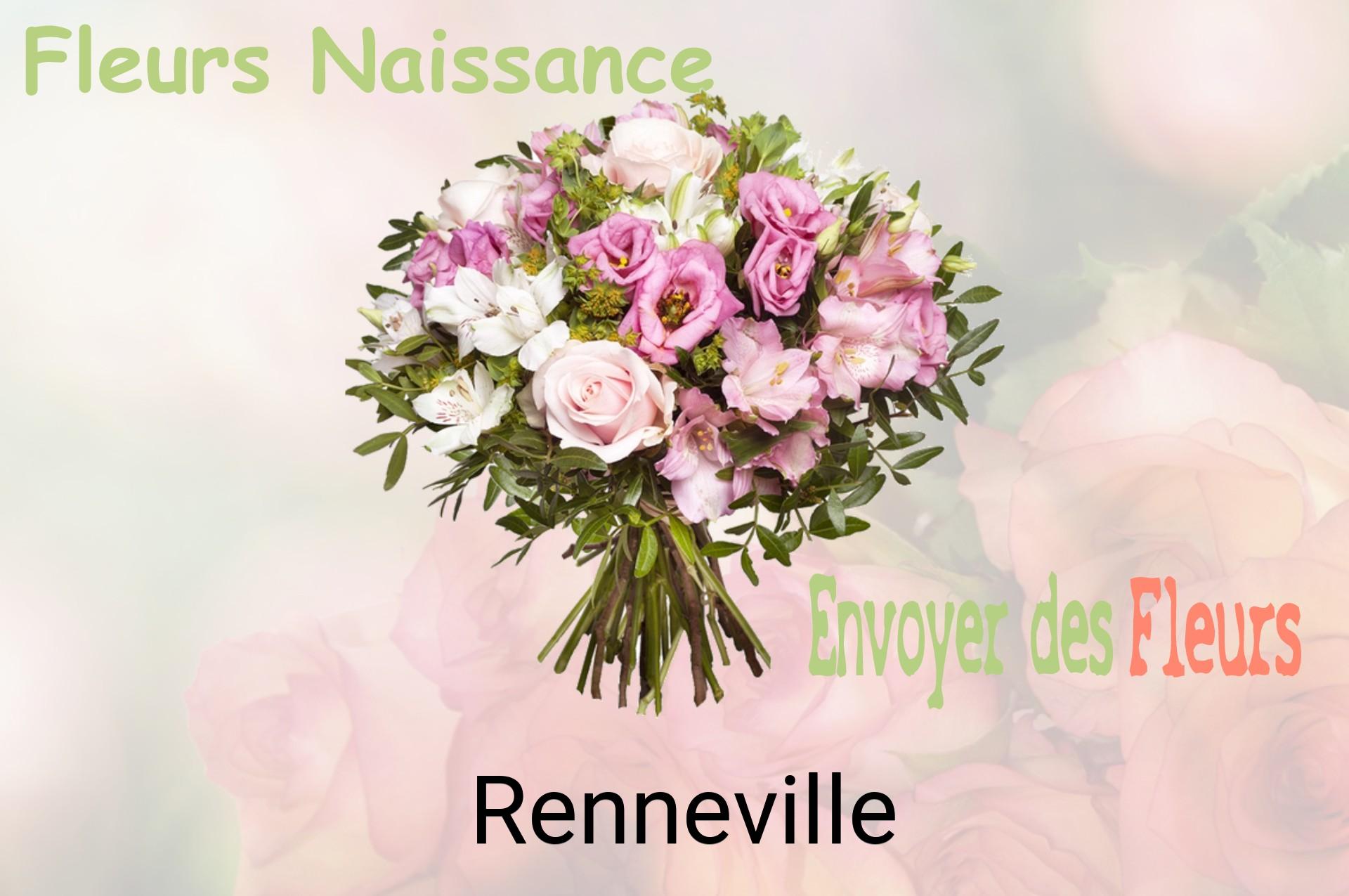 Bouquet de fleurs de naissance livré à Renneville